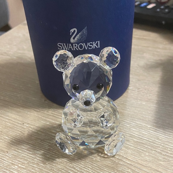 Swarovski Other - VTG Swarovski Crystal Figurine Large Teddy Bear Figurine 10009 7637 NR 075 000